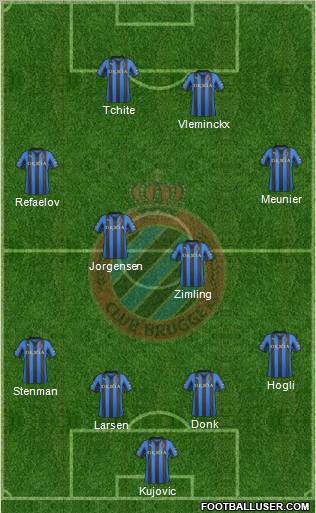 Club Brugge KV Formation 2012