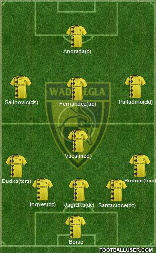 Wadi Degla Sporting Club Formation 2012