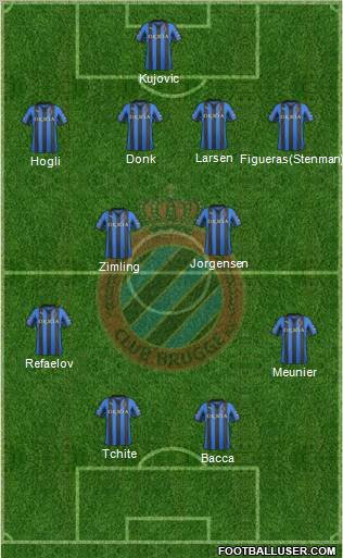 Club Brugge KV Formation 2012
