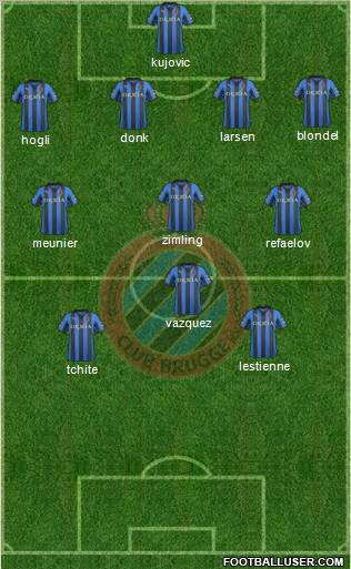 Club Brugge KV Formation 2012