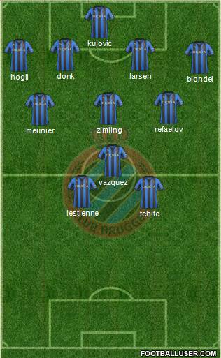 Club Brugge KV Formation 2012