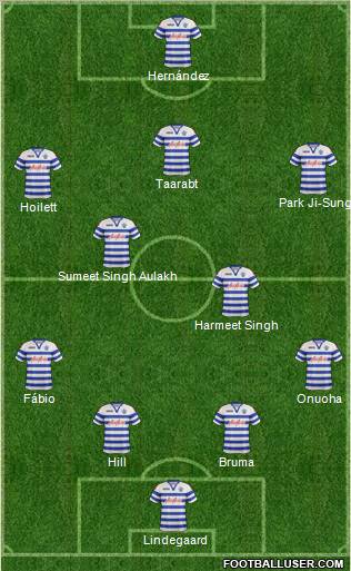 Queens Park Rangers Formation 2012