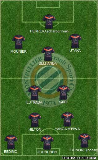 Montpellier Hérault Sport Club Formation 2012