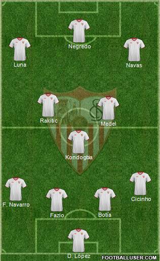 Sevilla F.C., S.A.D. Formation 2012