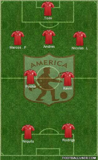 CD América de Cali Formation 2012