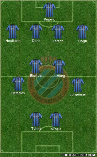 Club Brugge KV Formation 2012