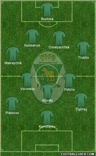 FC Gomel Formation 2012