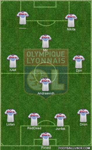 Olympique Lyonnais Formation 2012