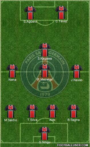 Paris Saint-Germain Formation 2012