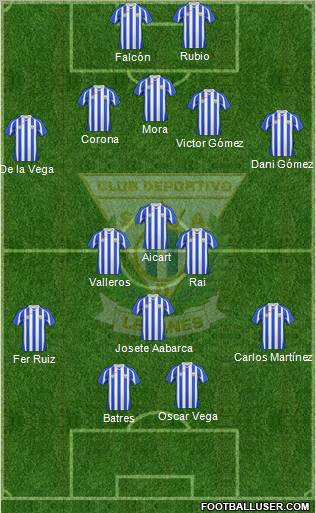 C.D. Leganés S.A.D. football formation