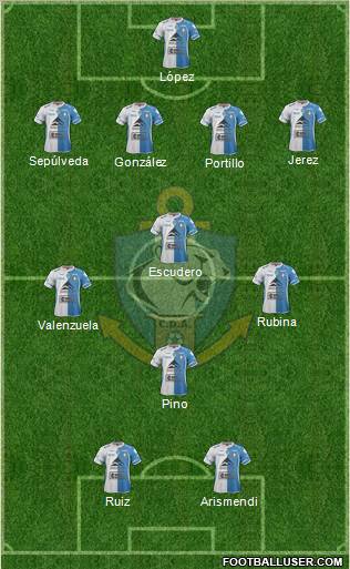 CD Antofagasta S.A.D.P. Formation 2012