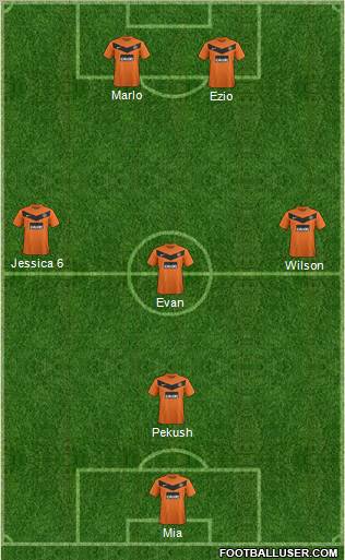 Dundee United Formation 2012