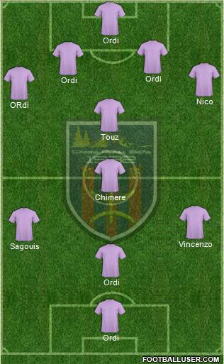 Chabab Aurès Batna football formation