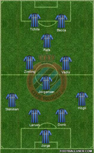 Club Brugge KV Formation 2012