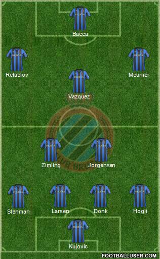 Club Brugge KV Formation 2012