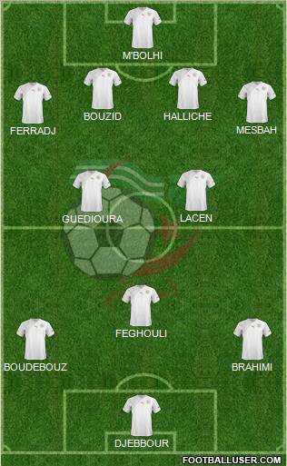 Algeria Formation 2012