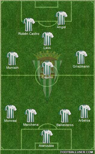 Córdoba C.F., S.A.D. Formation 2012