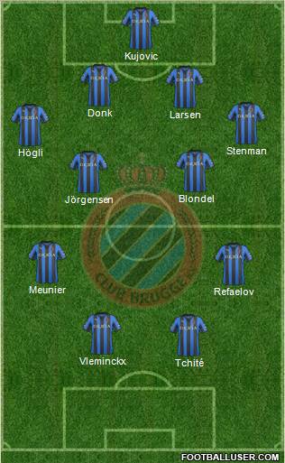 Club Brugge KV Formation 2012