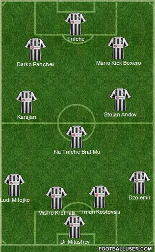 Newcastle United Formation 2012