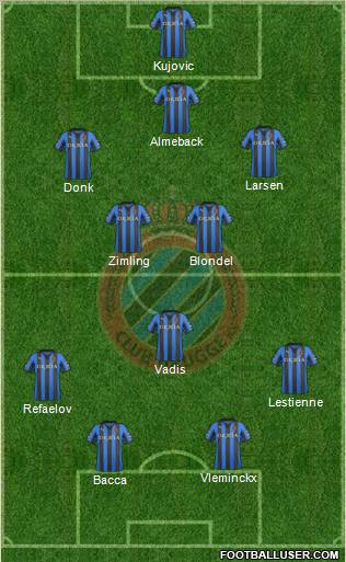 Club Brugge KV Formation 2012