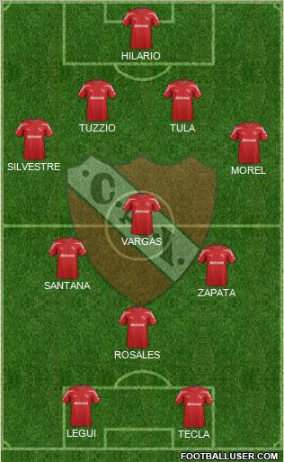 Independiente Formation 2012