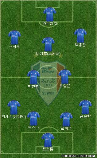 Suwon Samsung Blue Wings Formation 2012