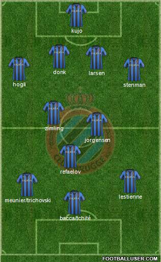 Club Brugge KV Formation 2012