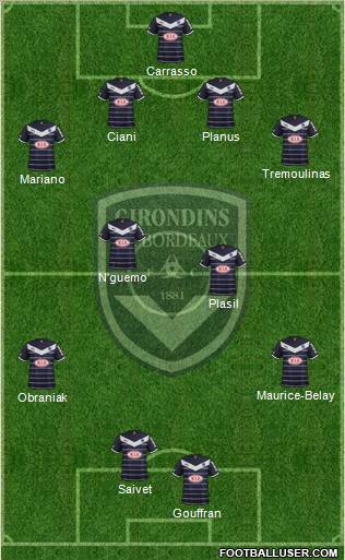 FC Girondins de Bordeaux Formation 2012