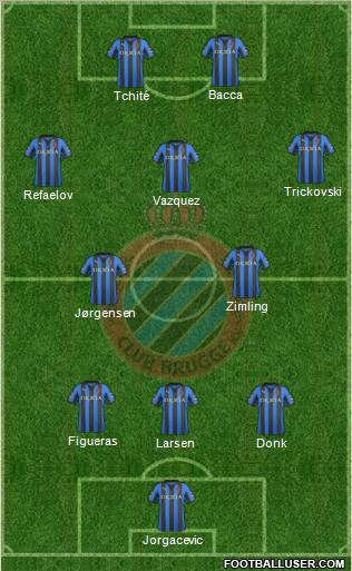 Club Brugge KV Formation 2012