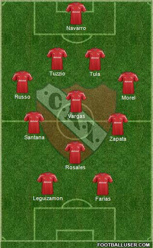 Independiente Formation 2012