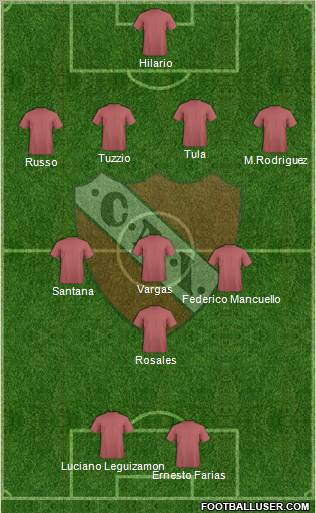 Independiente Formation 2012