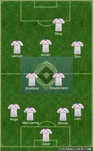 Hamburger SV Formation 2012