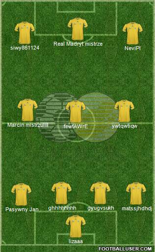 South Africa football formation