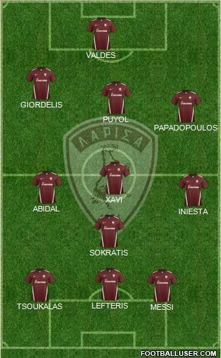 AE Larisa 1964 Formation 2012