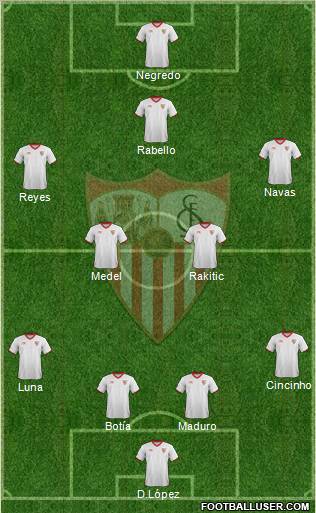 Sevilla F.C., S.A.D. Formation 2012