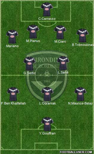 FC Girondins de Bordeaux Formation 2012