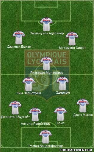 Olympique Lyonnais Formation 2012