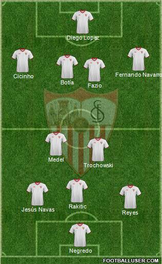 Sevilla F.C., S.A.D. Formation 2012