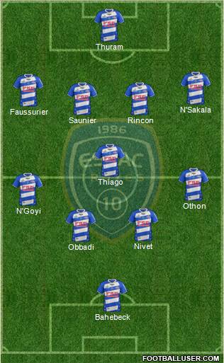 Esperance Sportive Troyes Aube Champagne Formation 2012