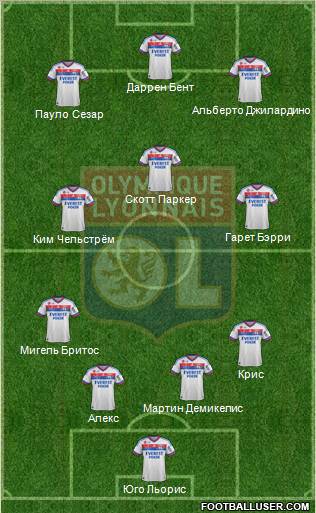 Olympique Lyonnais Formation 2012