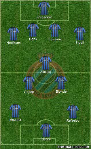 Club Brugge KV Formation 2012