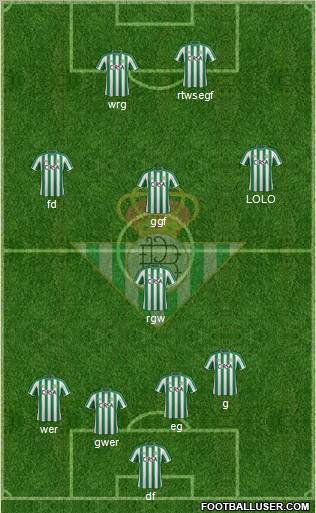 Real Betis B., S.A.D. Formation 2012
