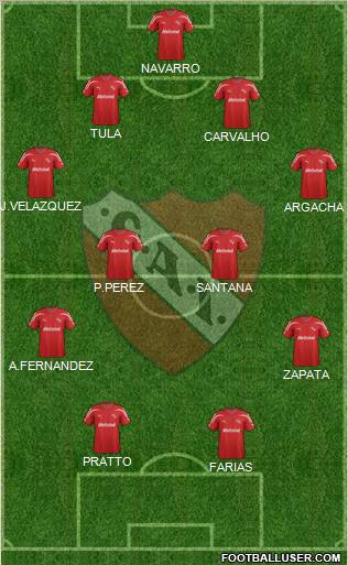 Independiente Formation 2012