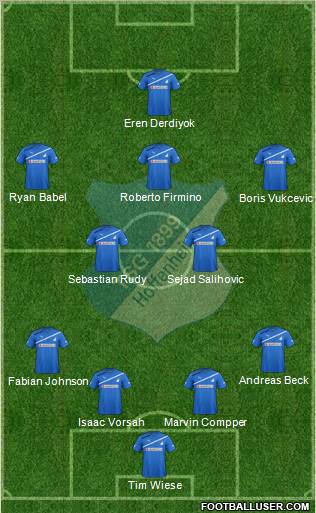 TSG 1899 Hoffenheim Formation 2012