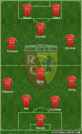Racing Club de Lens Formation 2012