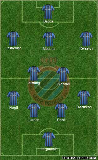 Club Brugge KV Formation 2012