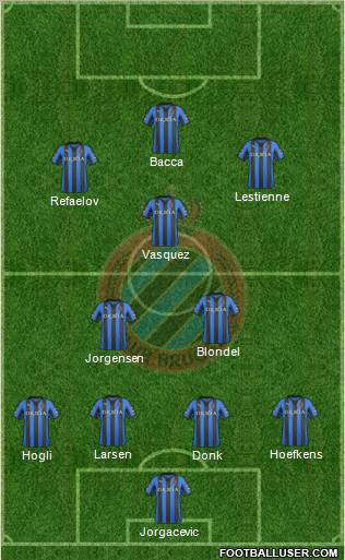 Club Brugge KV Formation 2012