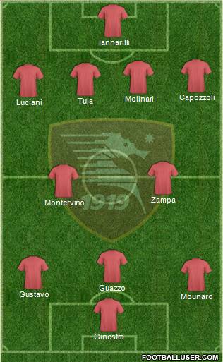 Salernitana Formation 2012