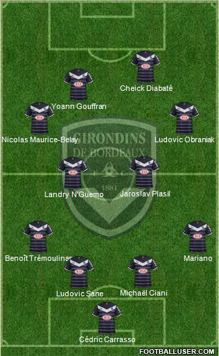 FC Girondins de Bordeaux Formation 2012