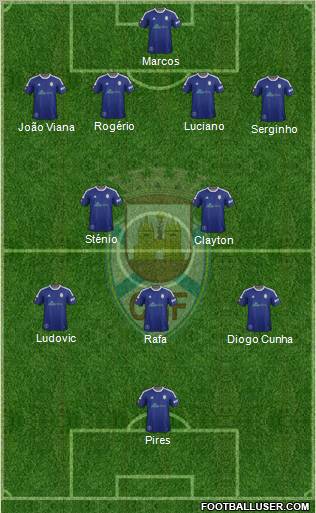 Clube Desportivo Feirense Formation 2012